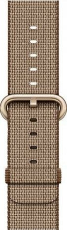 Curea iUni compatibila cu Apple Watch 1/2/3/4/5/6/7, 40mm, Nylon, Woven Strap, Brown